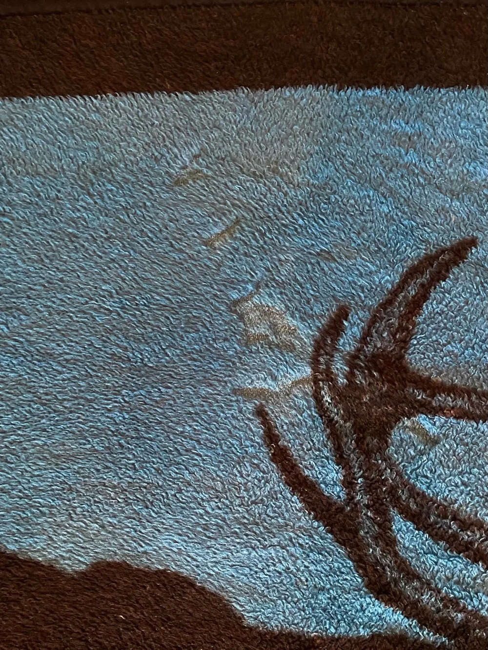 Vintage San Marcos Hi Pile Fleece Blanket Deer Buck 60”x 80”